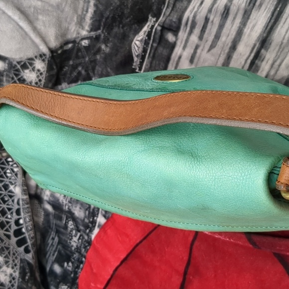 Fossil green leather purse - Picture 8 of 14